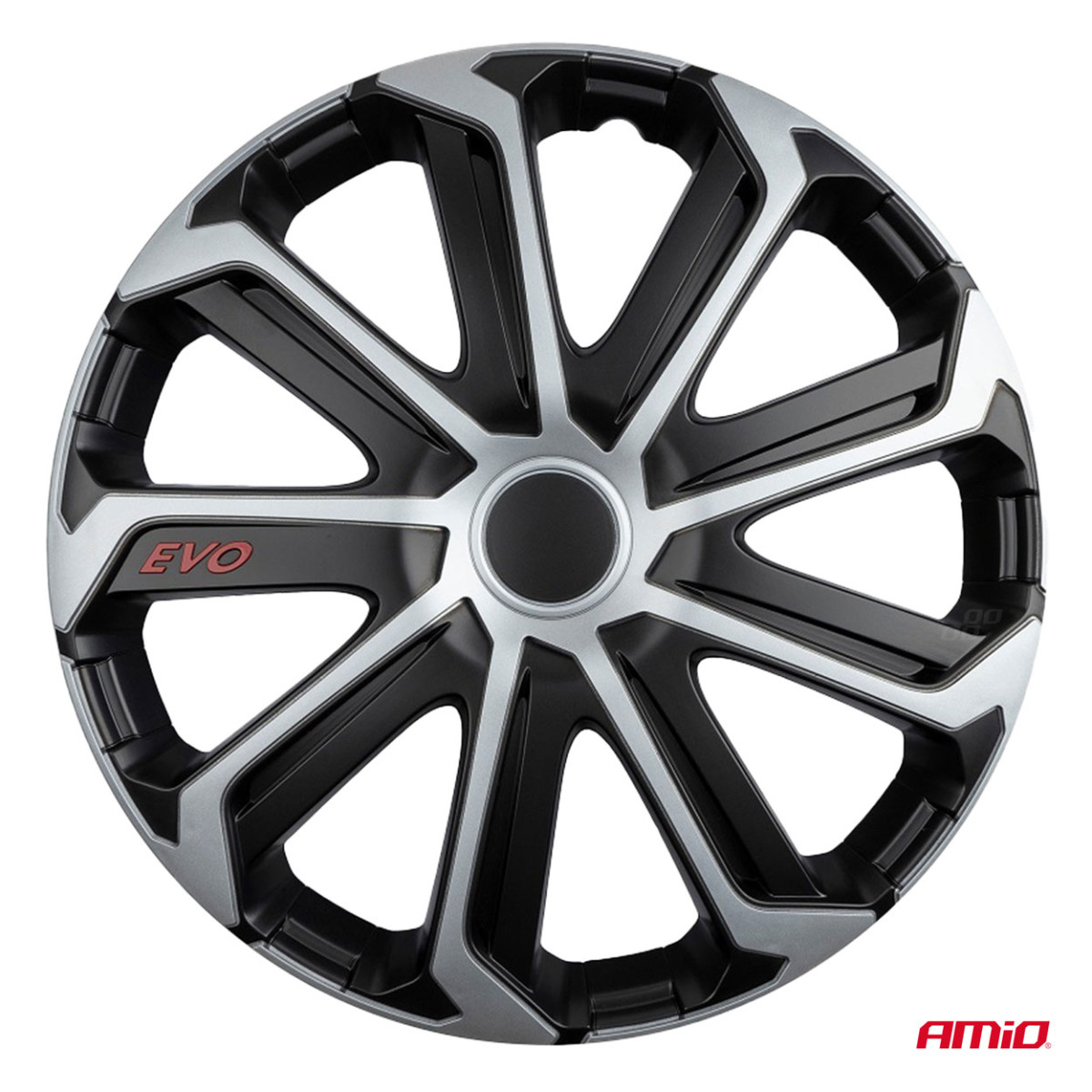 Pölykapselit 4 kpl EVO, musta ja hopea 15"