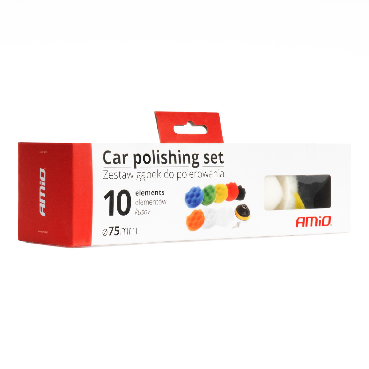 Auton kiillotussarja, 7 osaa. 80 mm AMIO-03699