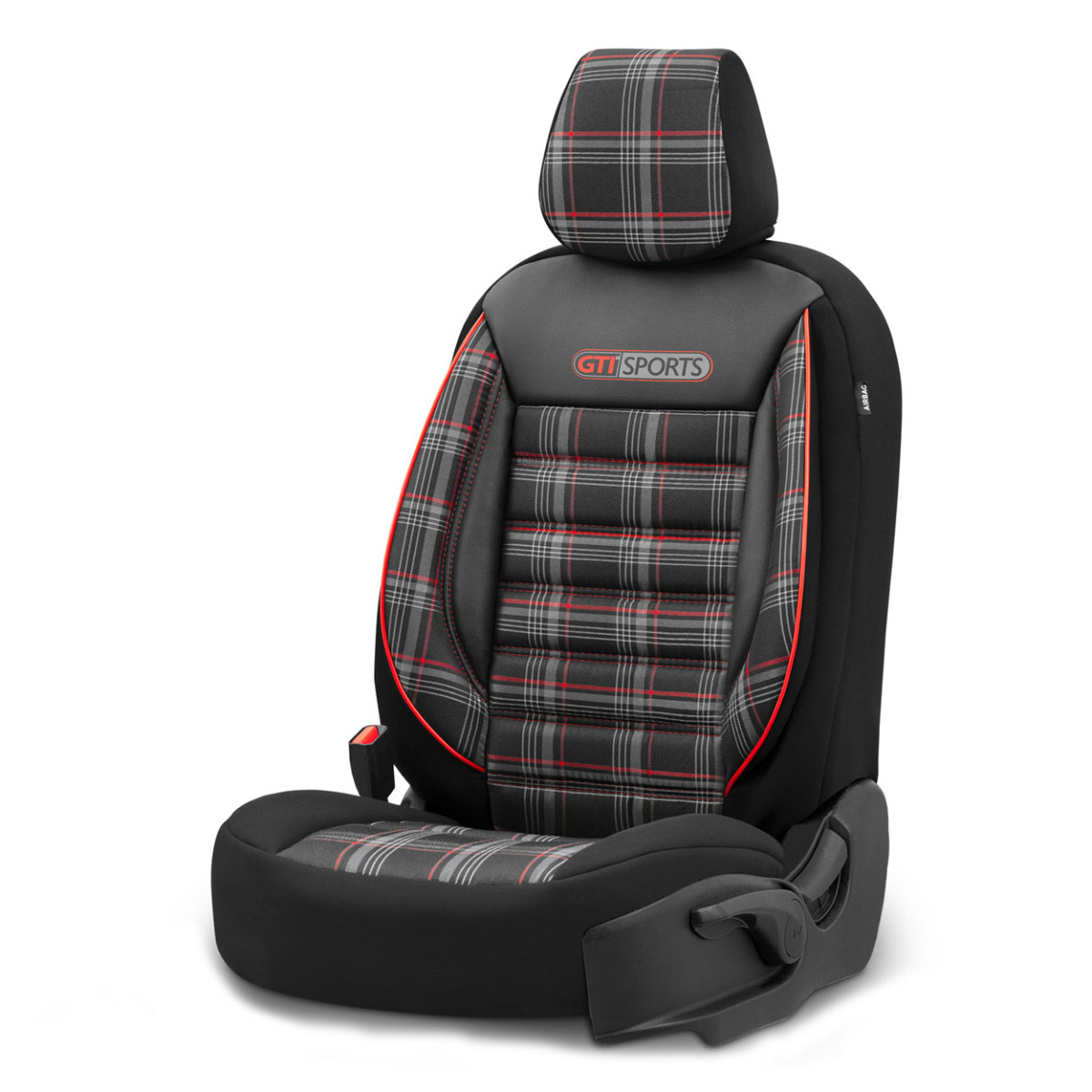 Yleismalliset istuinsuojat OTOM, GTI SPORT - musta/punainen