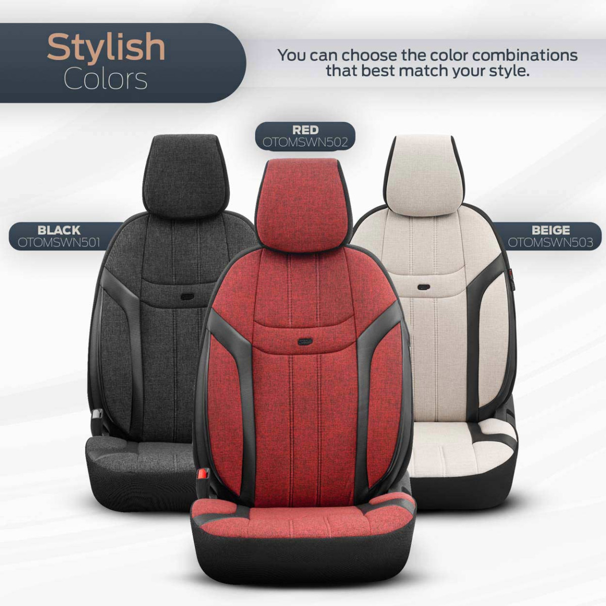 Yleismalliset istuinsuojat OTOM, SWAN - beige