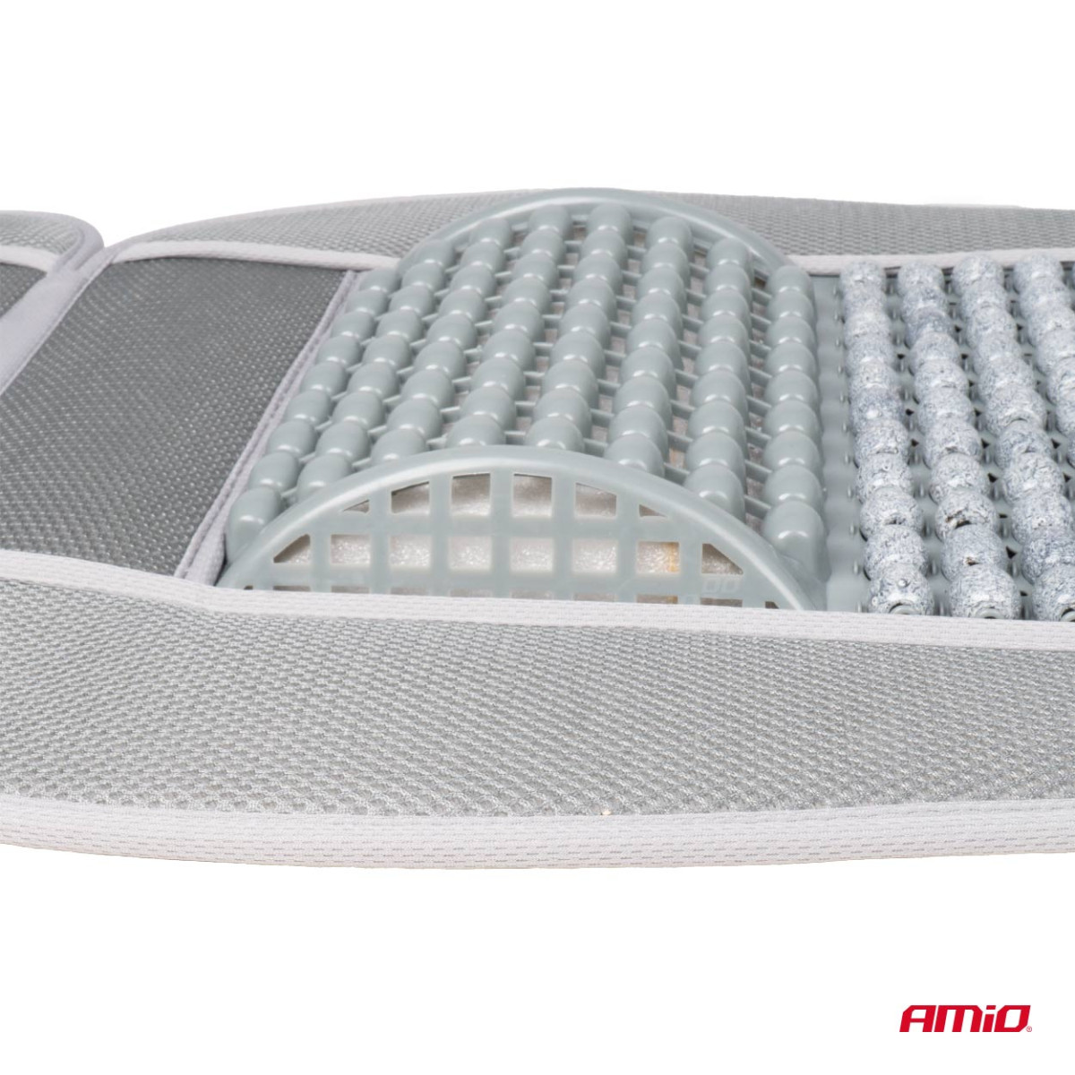 Turvaistuimen matto helmillä 110 x 46 cm - harmaa