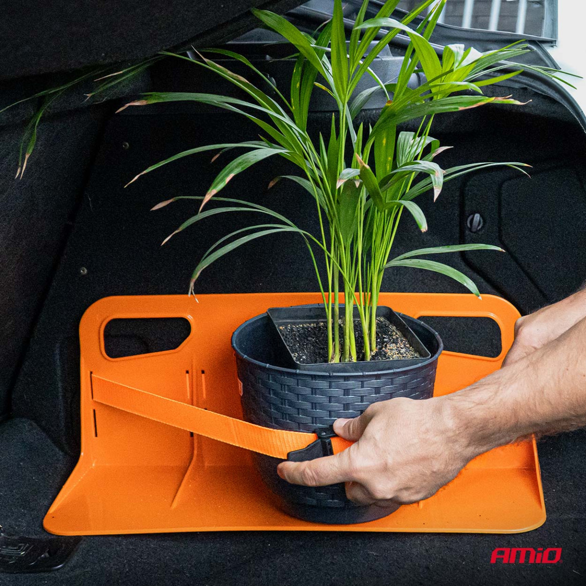 Lisätavaratilan pidike/järjestelijä tarroilla 46x19x14cm AMIO-04769