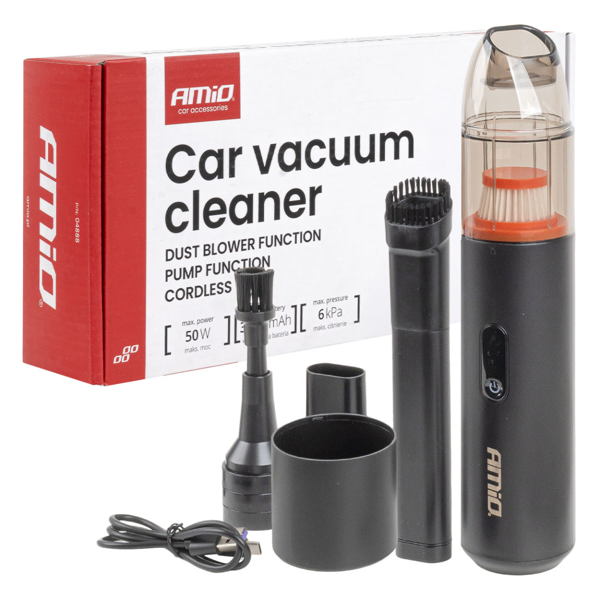 Langaton autoimuri 6 kPa, 50 W, 150 ml AMIO-04888