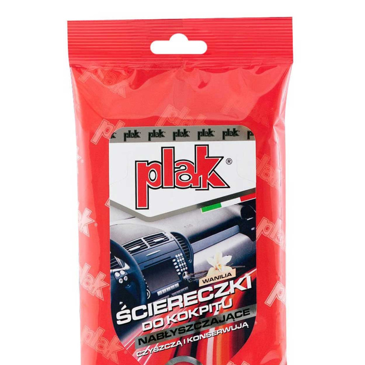 PLAK-pyyhkeet salonki-/muovilaastareille, 24 kpl, vaniljan tuoksu