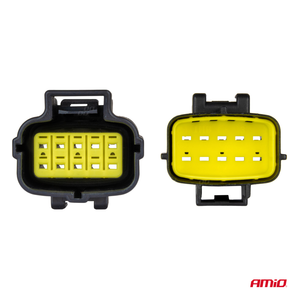 Vedenpitävä 10-nastainen sähköliitin, 2,2 mm AMIO-04351