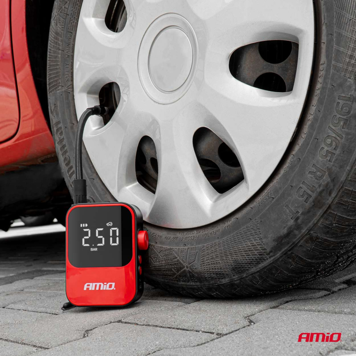 Langaton autokompressori 40W varavirtalähteellä AMIO-03690