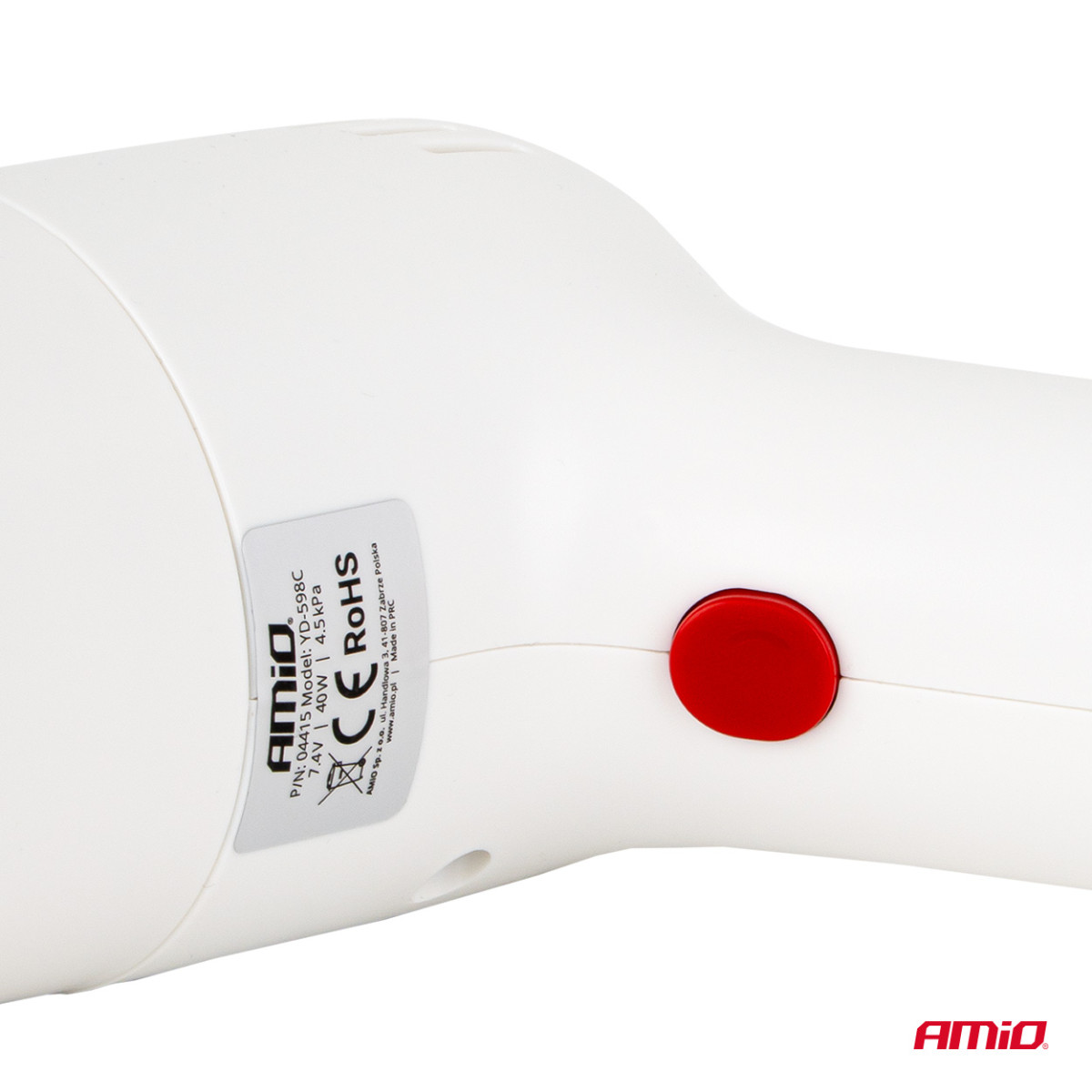 Langaton autoimuri 40 W, 4,5 kPa, USB-C, HEPA-suodattimella, VC-07 AMIO-04415