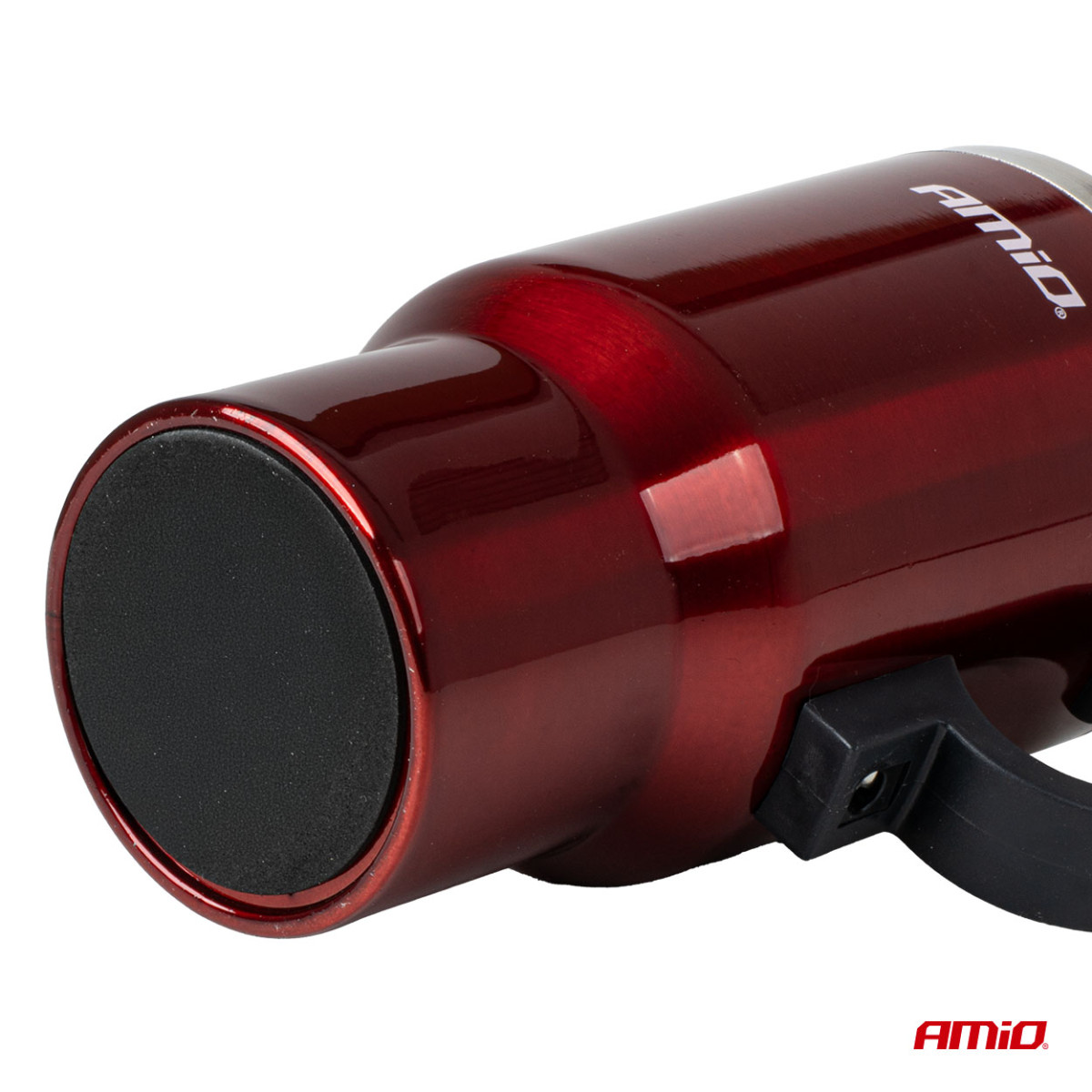 Auton vedenkeitinkuppi, 450 ml 12V, punainen, AMIO-02177