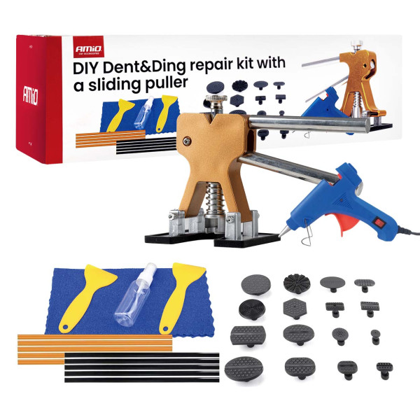 PDR-korin kolhujen korjaussarja liukuvalla ulosvetimellä (tee-se-itse) AMIO-04599