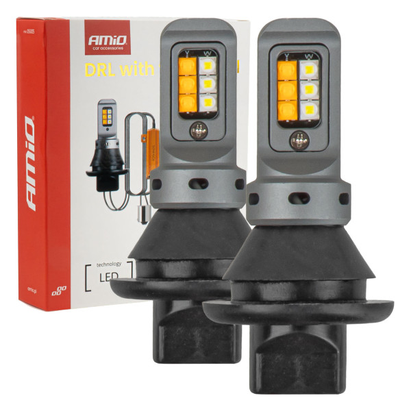 LED DRL -päiväajovalot ja vilkut 2in1, 1156, CANBUS, 12/24 V, AMIO-05005 LED DRL -päiväajovalot ja vilkut 2in1, 1156, CANBUS, 12/24 V, AMIO-05005