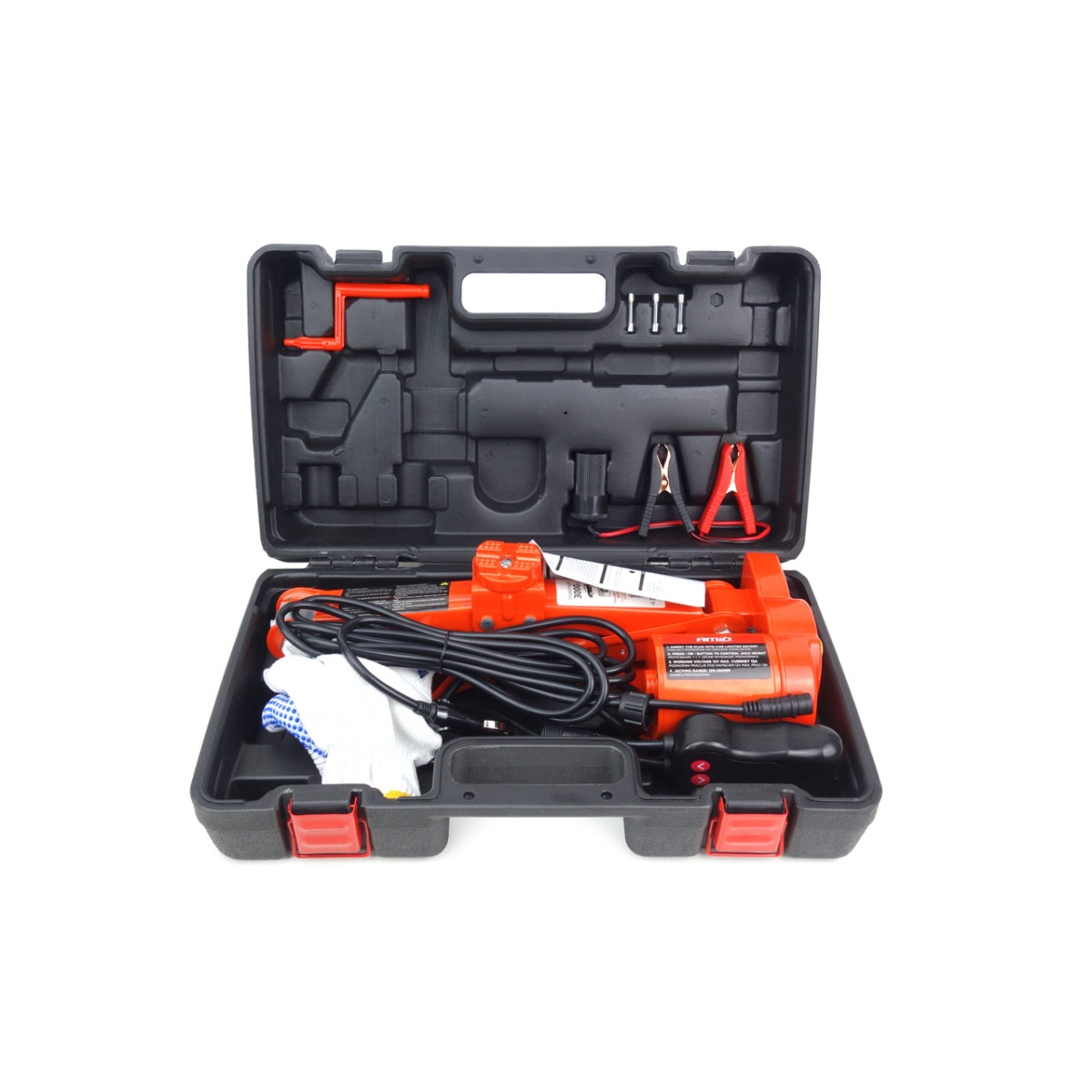 Sähköinen trapetsinostin 3000 kg, 12 V kaukosäätimellä ja korjaussarjalla AMIO-02406