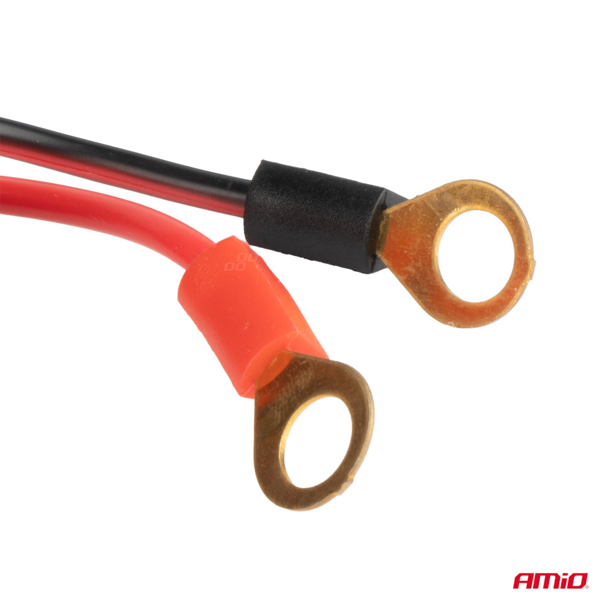 Jatkoliitin volttimittarilla, USB ja USB-C 12-24 V, AMIO-03782