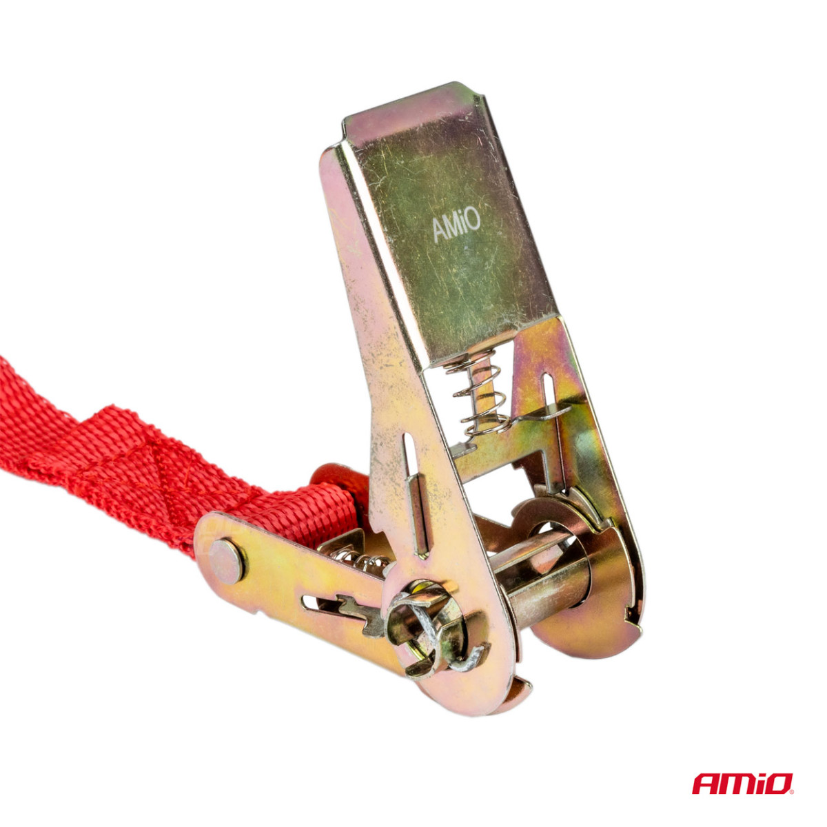 Kuormansidontavyö kiristimellä 350 kg, 5 m x 25 mm, BELT-01, AMIO-01723