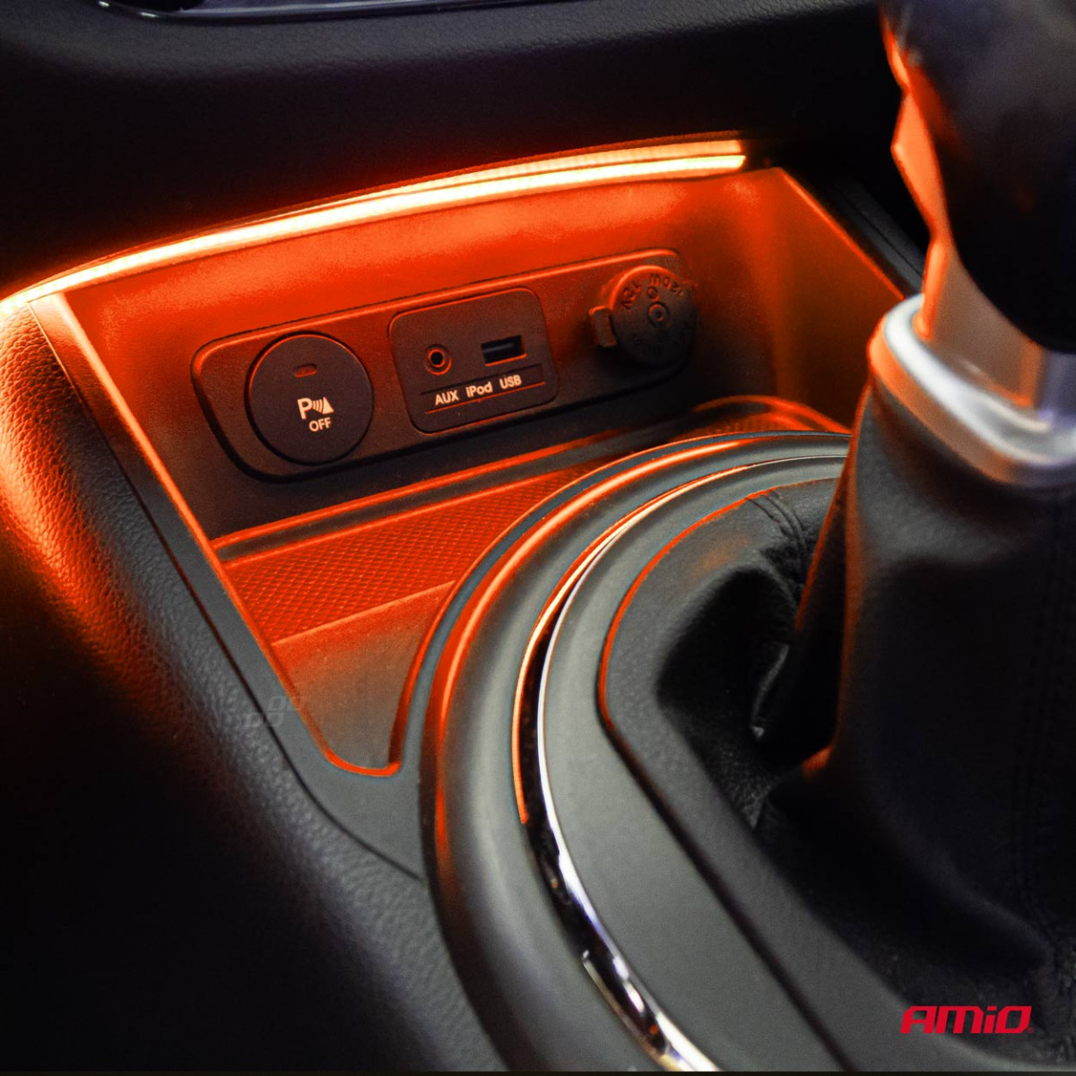 Joustavat COB LED-nauhat 2x30 cm 12V, keltainen