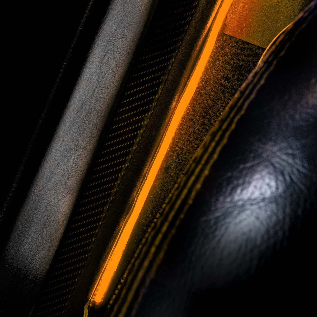 Joustavat COB LED-nauhat 2x30 cm 12V, keltainen