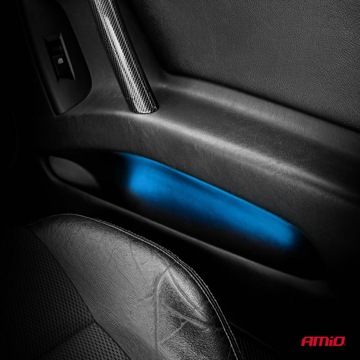 Joustavat COB LED-nauhat 2x30 cm 12V, siniset