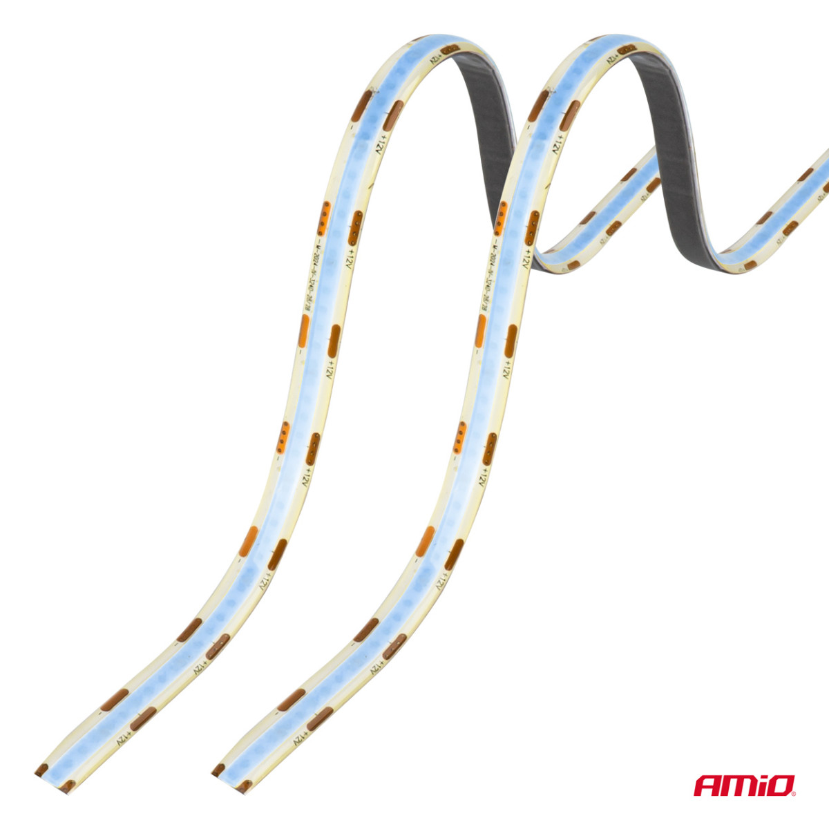 Joustavat COB LED-nauhat 2x30 cm 12V, siniset