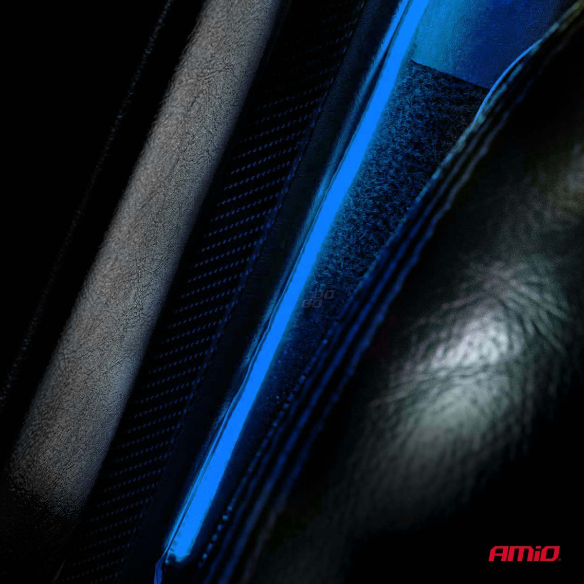 Joustavat COB LED-nauhat 2x30 cm 12V, siniset