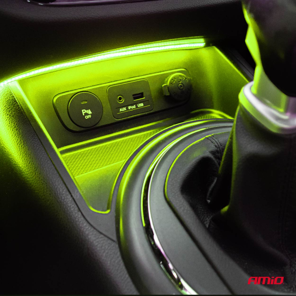 Joustavat COB LED-nauhat 2x30 cm 12V, vihreät