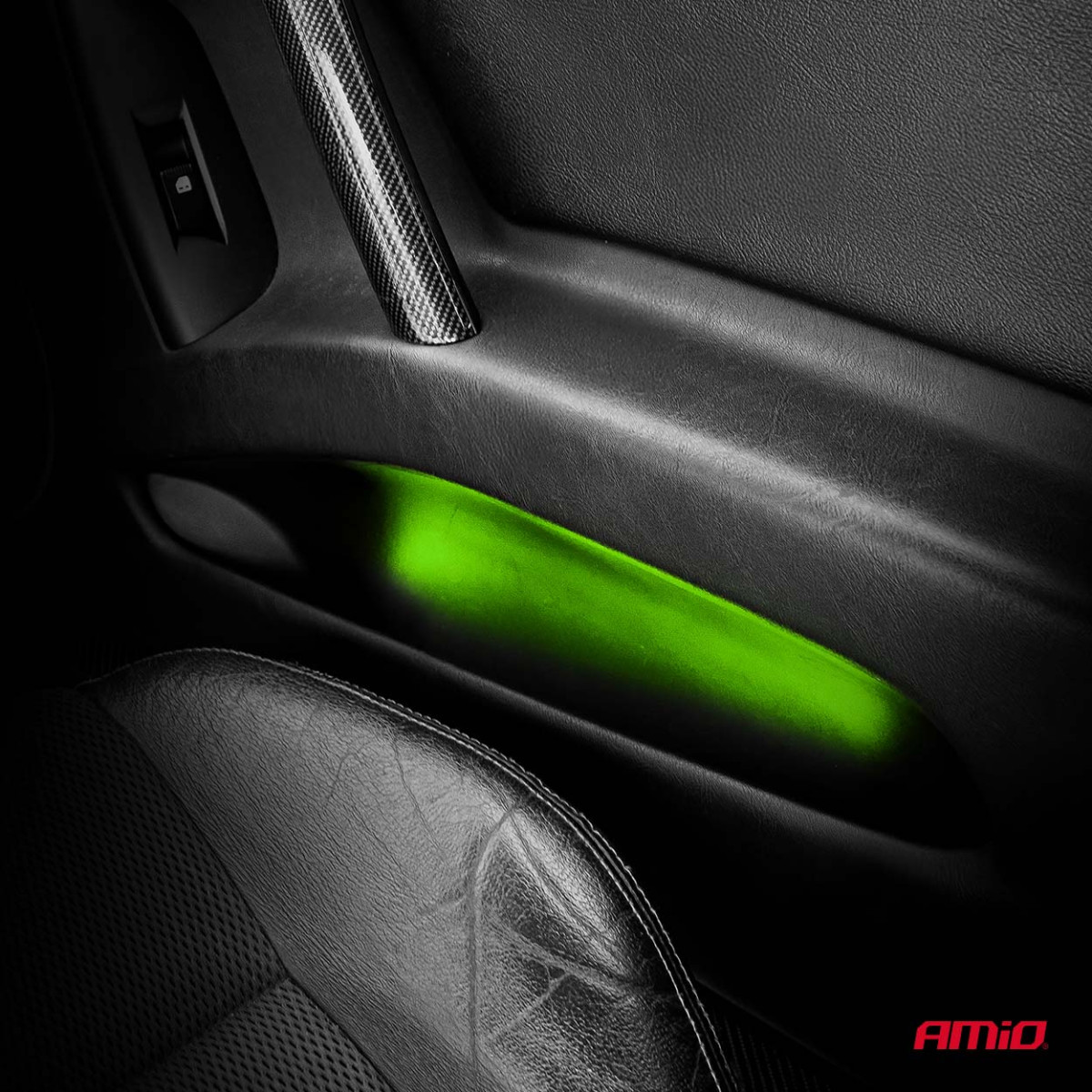 Joustavat COB LED-nauhat 2x30 cm 12V, vihreät