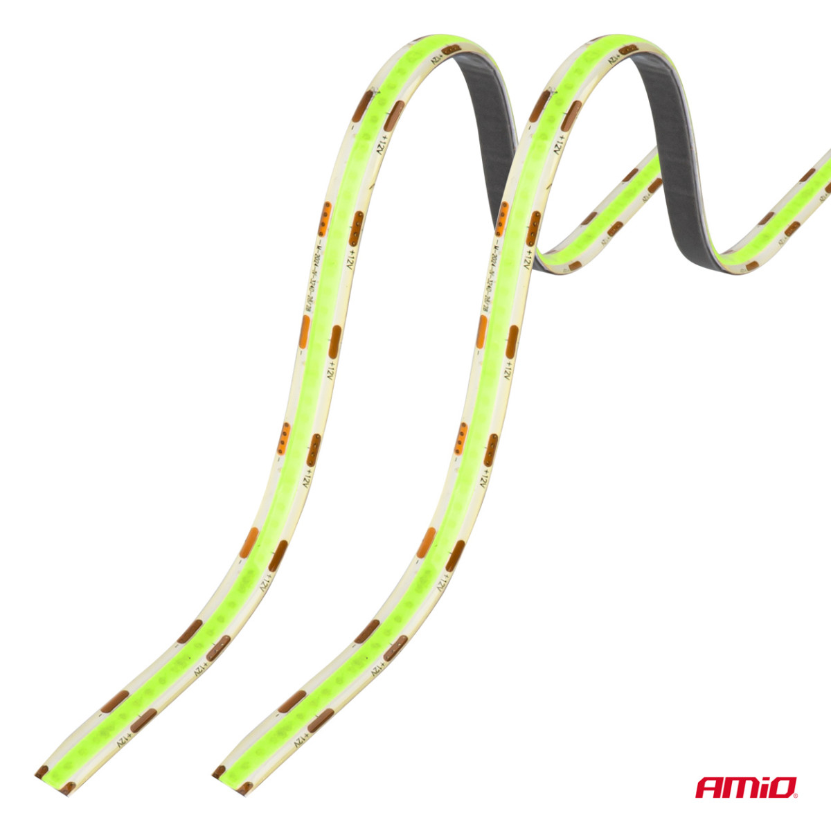 Joustavat COB LED-nauhat 2x30 cm 12V, vihreät