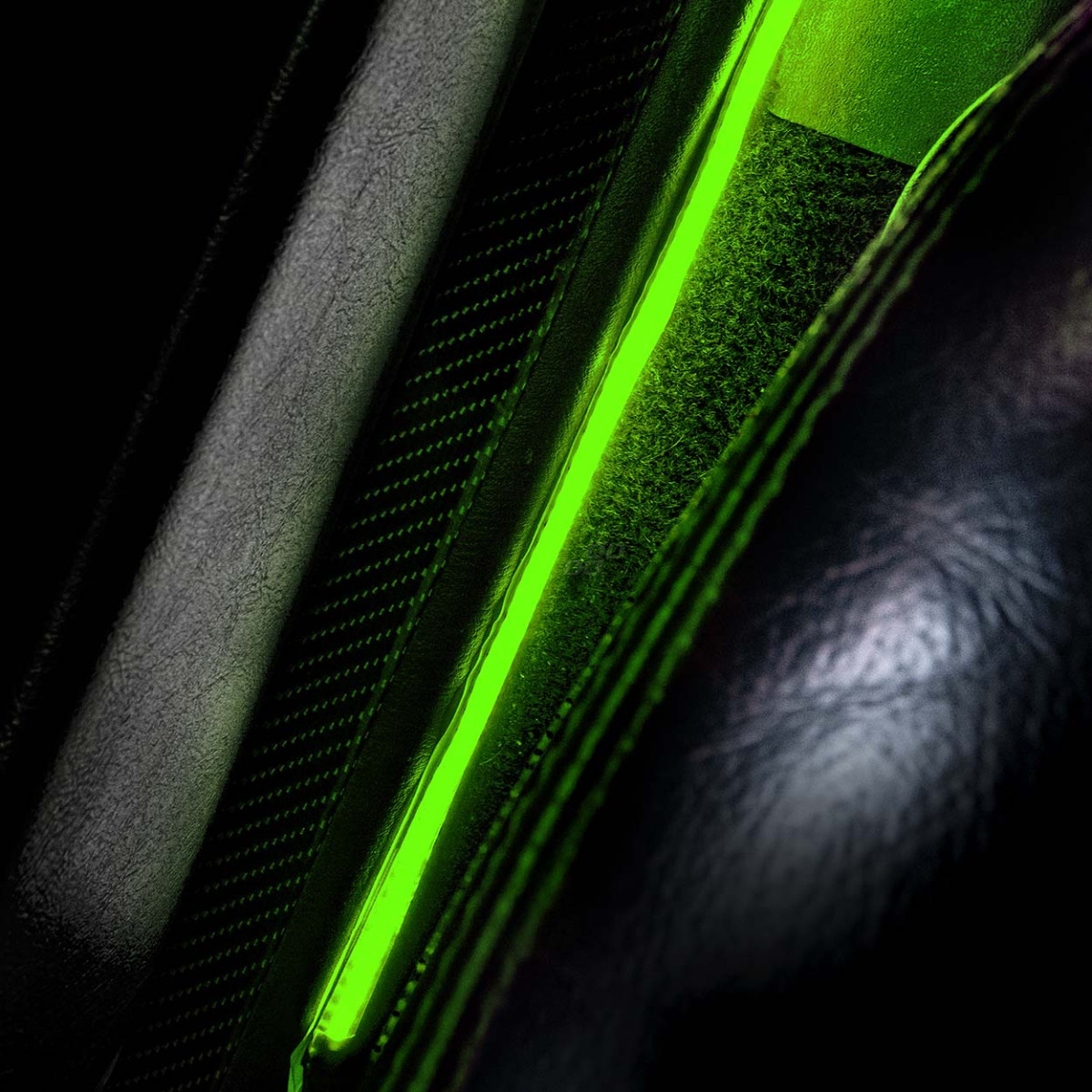 Joustavat COB LED-nauhat 2x30 cm 12V, vihreät