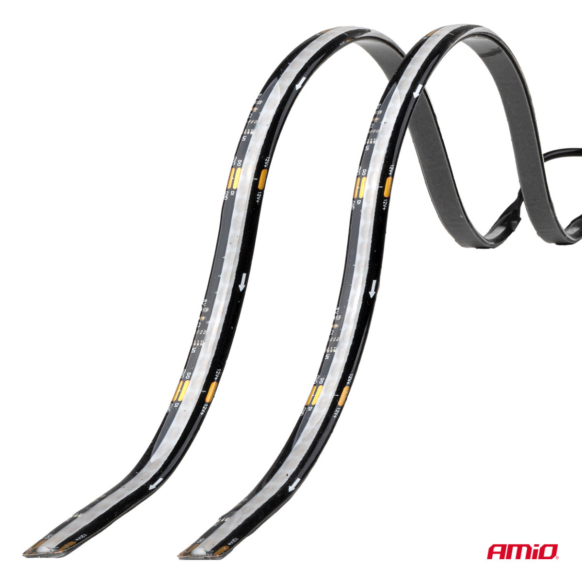 Joustavat sivulle asennettavat LED COB -nauhat 2x30 cm 12V, RGB, useita värejä, kaukosäätimellä