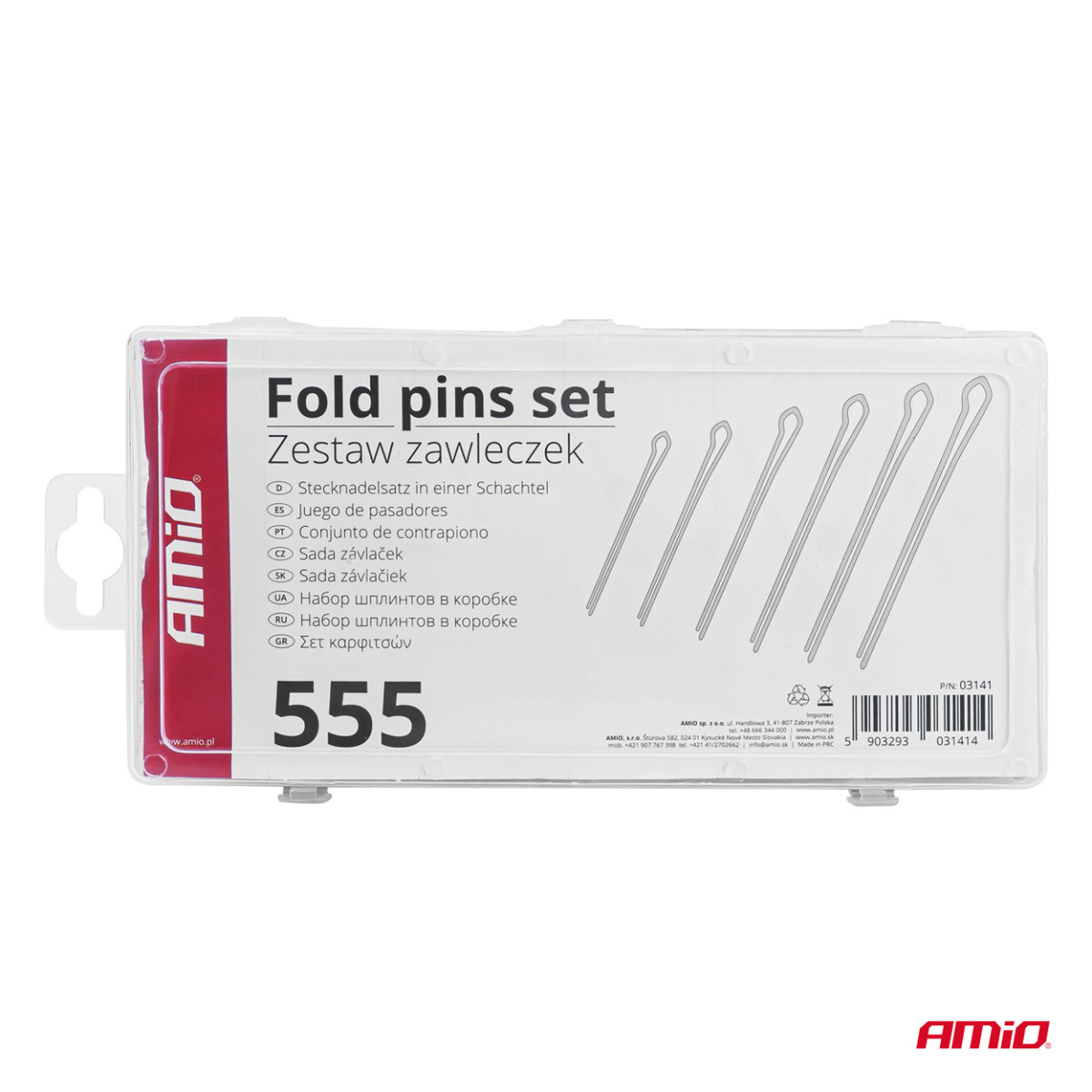 Lukitusnastasarja, 555 kpl, AMIO-03141