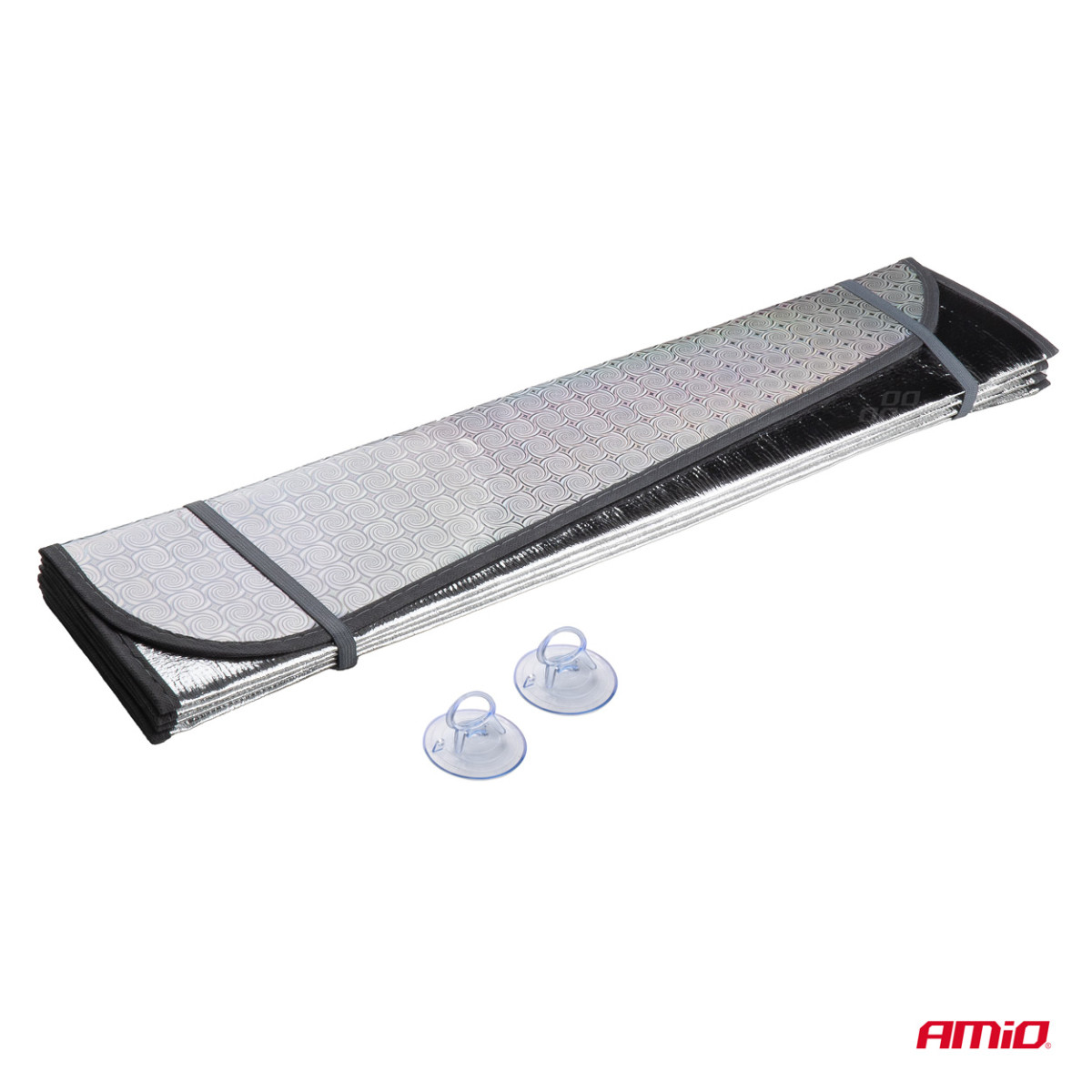 Taittuva auton aurinkosuoja 130x60 cm AMIO-04373