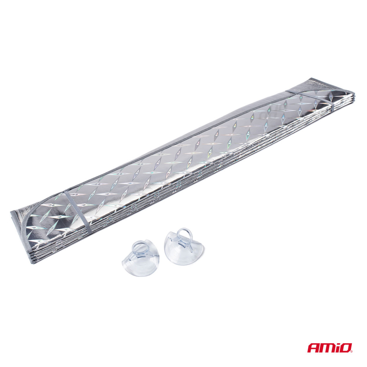 Taittuva auton aurinkosuoja 150x80 cm AMIO-02909