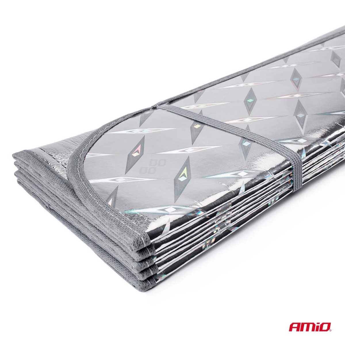Taittuva auton aurinkosuoja 150x80 cm AMIO-02909