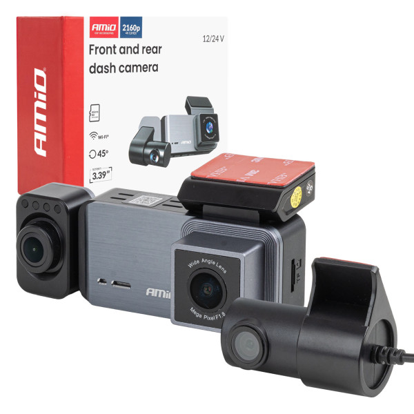 Autovideonauhuri 4K + 1K + 2K WLAN Wi-Fi UHD 512 GB AMIO-04802.