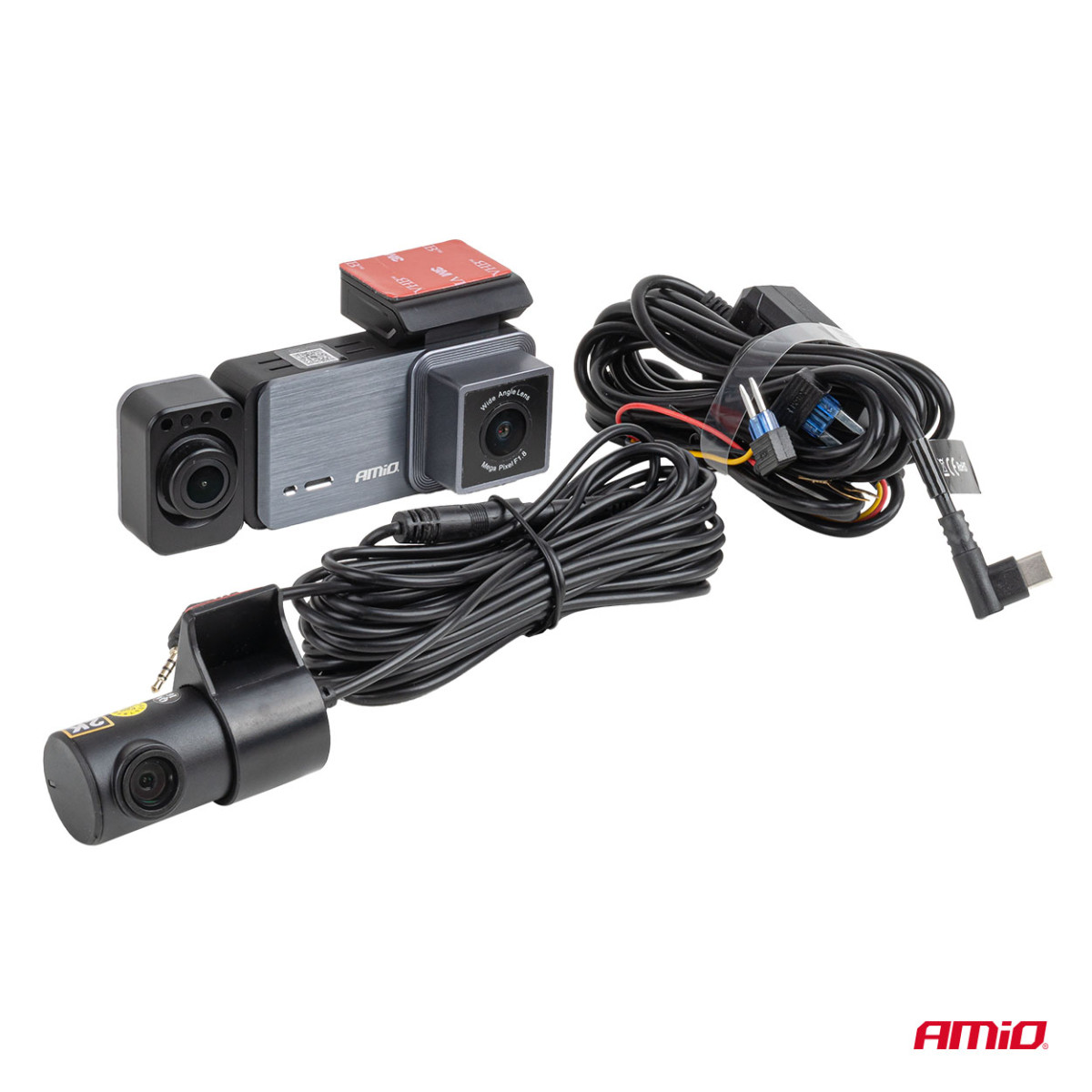 Autovideonauhuri 4K + 1K + 2K WLAN Wi-Fi UHD 512 GB AMIO-04802.