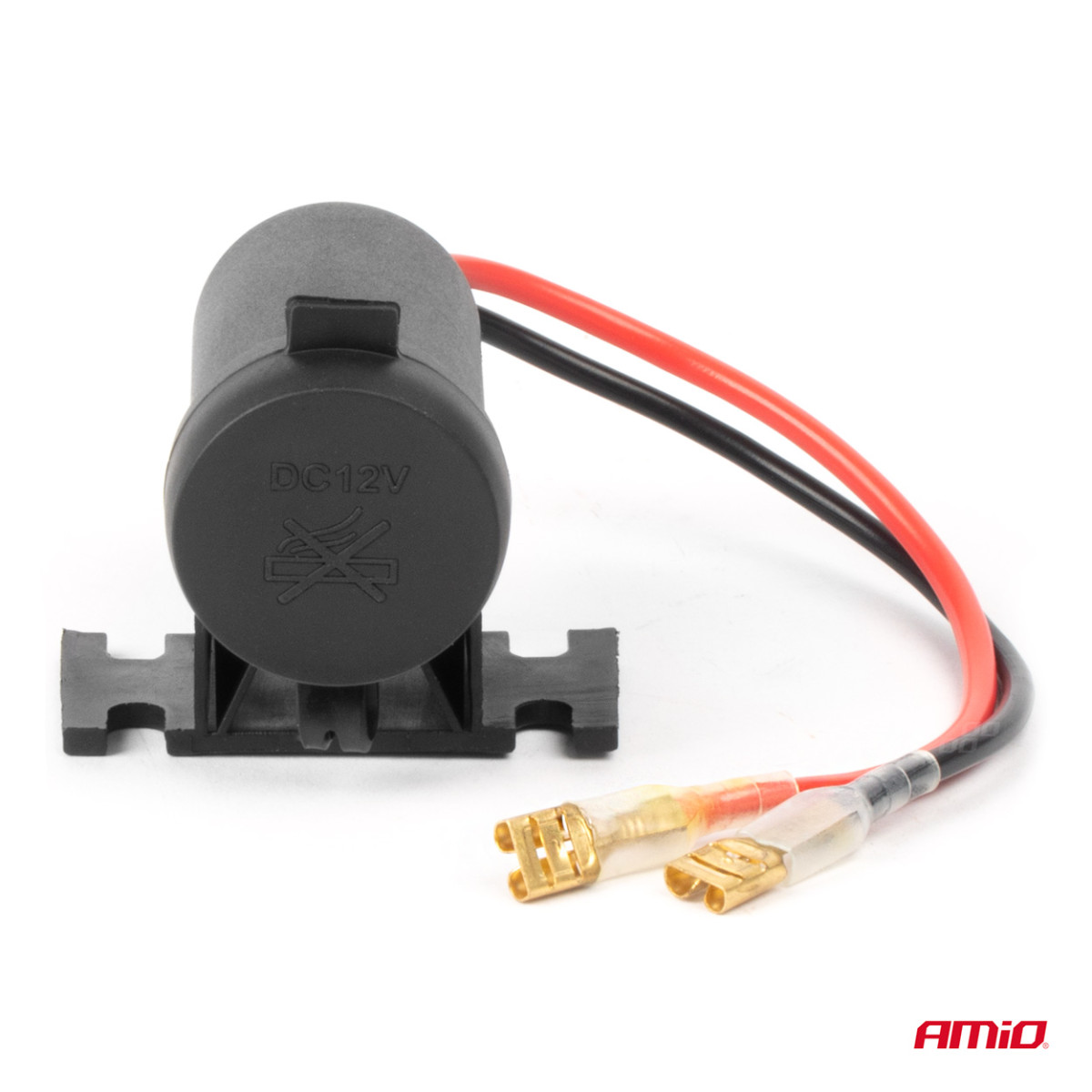Hermeettinen auton pistorasia 12/24V AMIO-04129