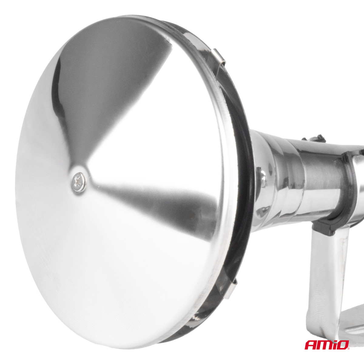 Torvi – kromattu, 620 mm, 115 dB, 12/24V, matala ääni, AMIO-04078