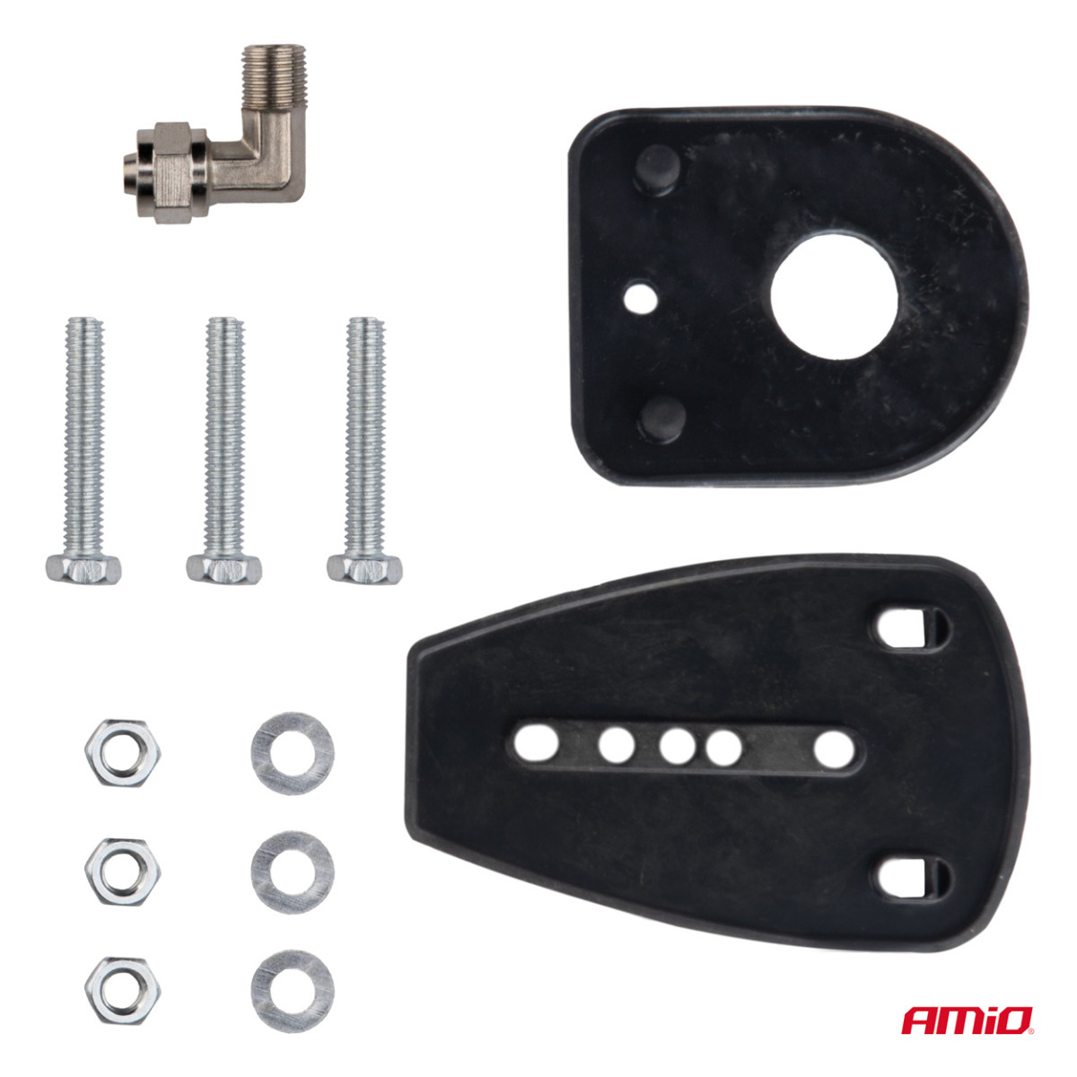 Torvi – kromattu, 620 mm, 115 dB, 12/24V, matala ääni, AMIO-04078