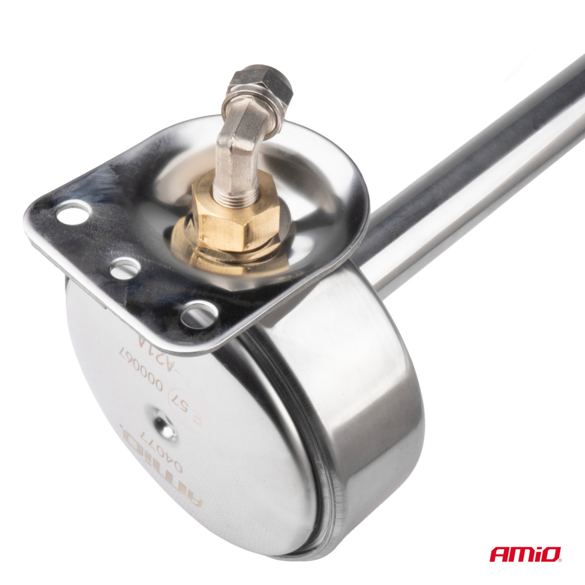 Torvi – kromattu, 520 mm, 115 dB, 12/24V, korkea ääni, AMIO-04077