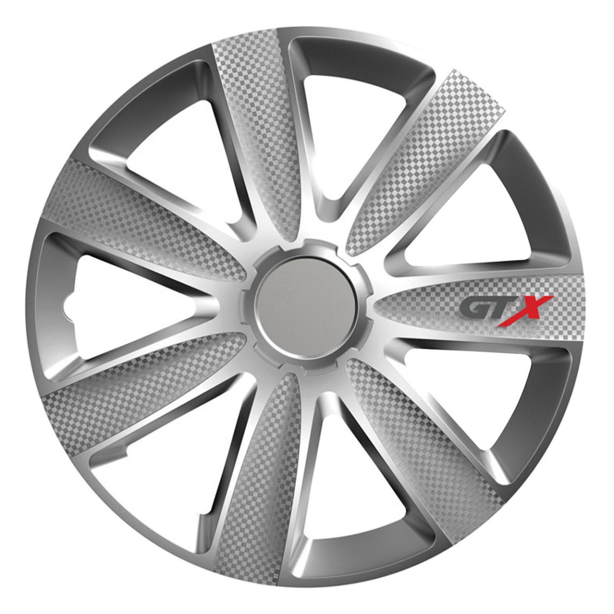 Pyöränkapseli 1 kpl GTX, hiilikuituinen hopea 14"