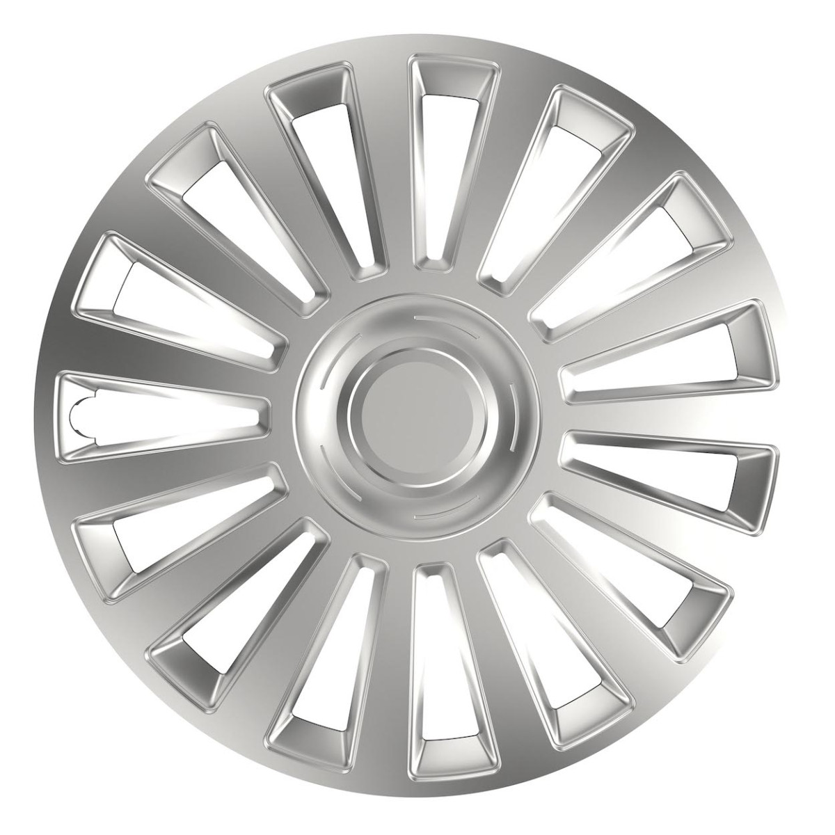 Pyöränkapseli 1 kpl. Luxury, hopeanvärinen 13"
