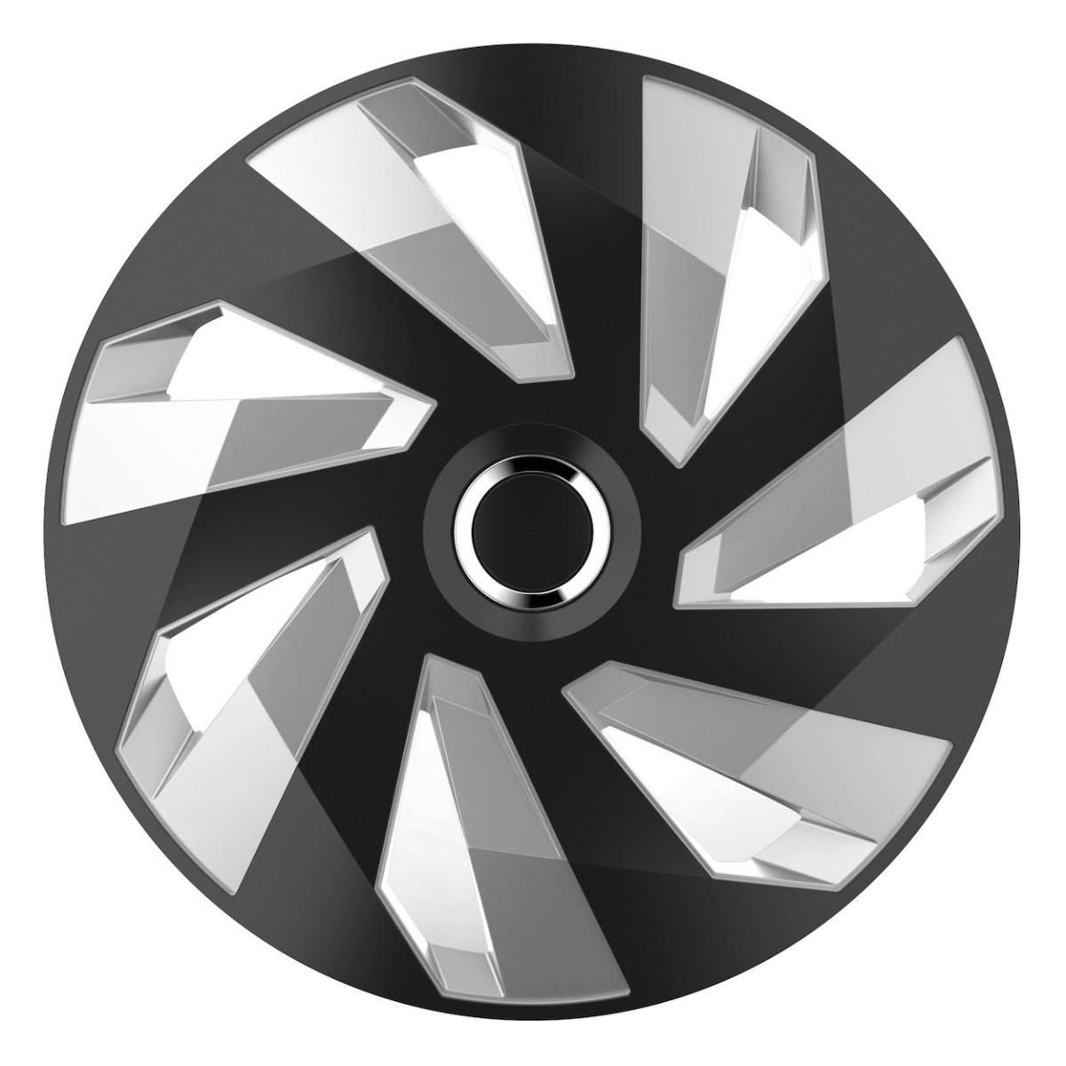 Pyöränkapseli 1 kpl. Vector RC, musta ja hopeanvärinen 15"