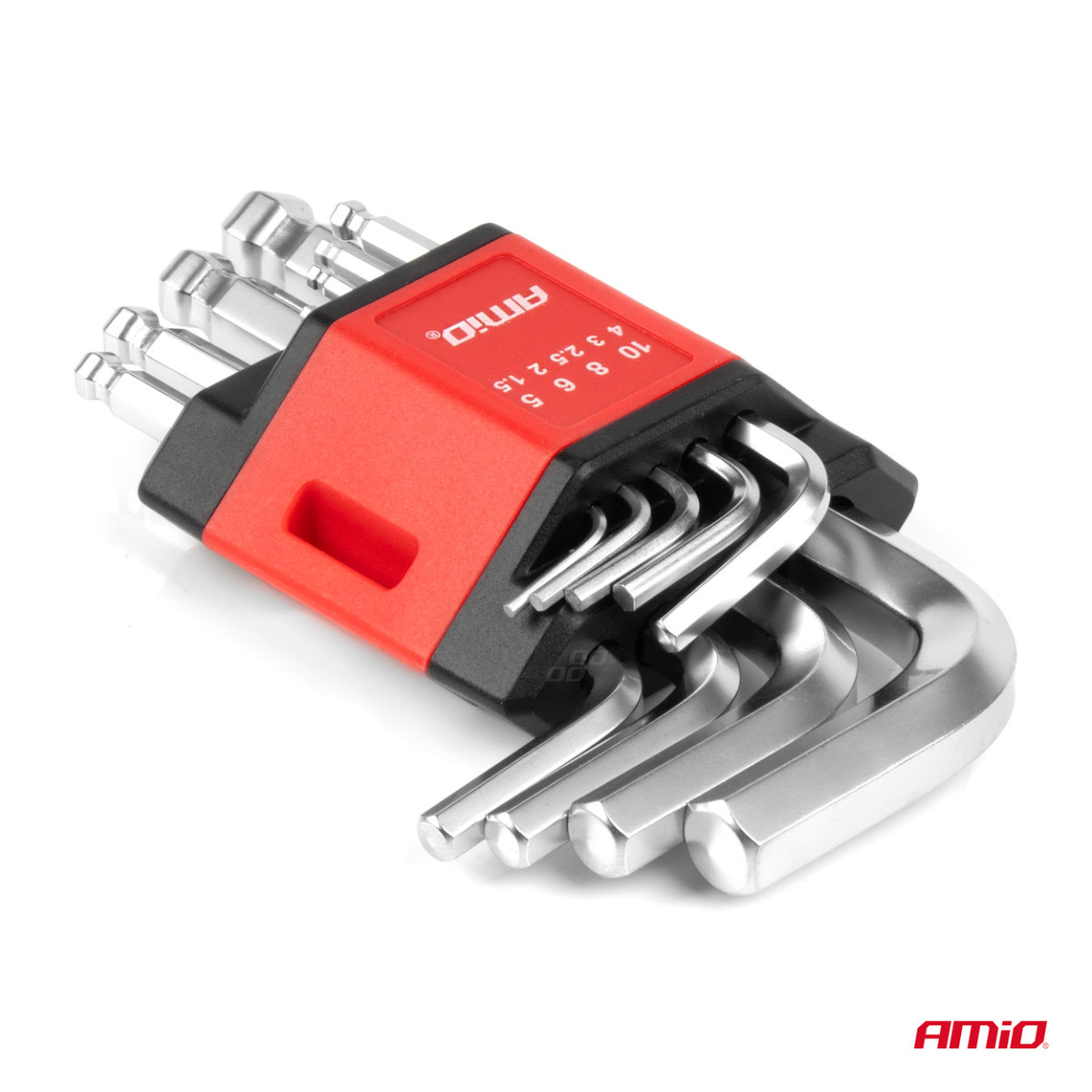 Lyhyet kuusiokoloavaimet, 9 kpl, CR-V AMIO-01041