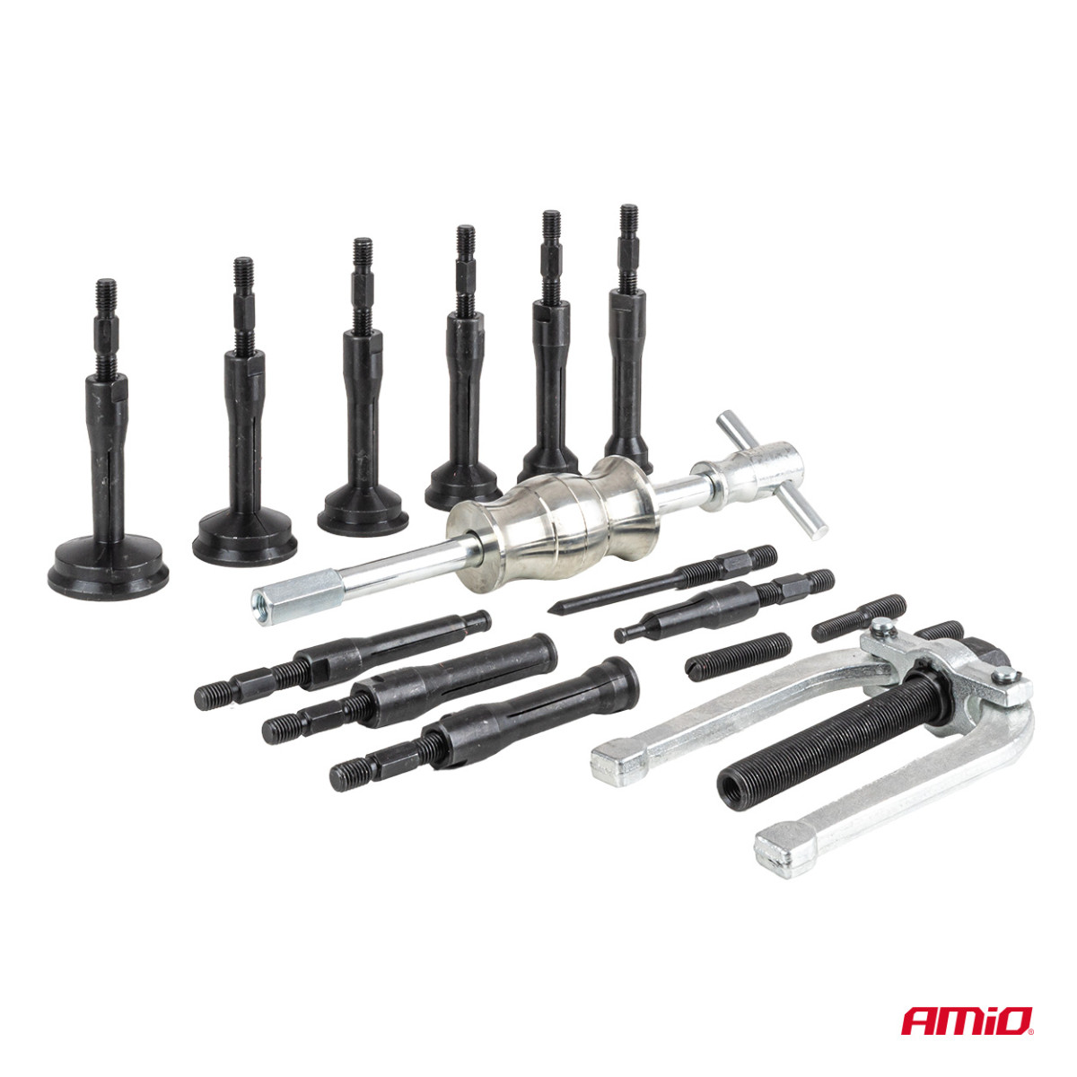 Inertiavasara laakerin irrottamiseen 8–58 mm, 16 kpl. AMIO-04758