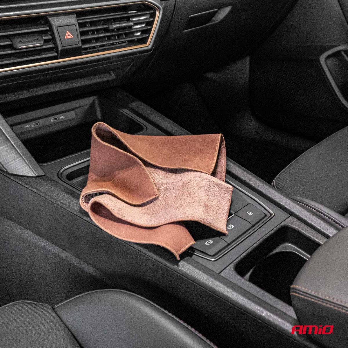 Mikrokuituliina 2in1 CORAL+SUEDE 30×30 cm, 500 g/m², AMIO-03982