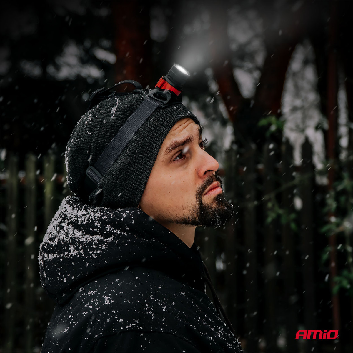 Ladattava LED-otsalamppu T6, 3600 mAh AMIO-04665