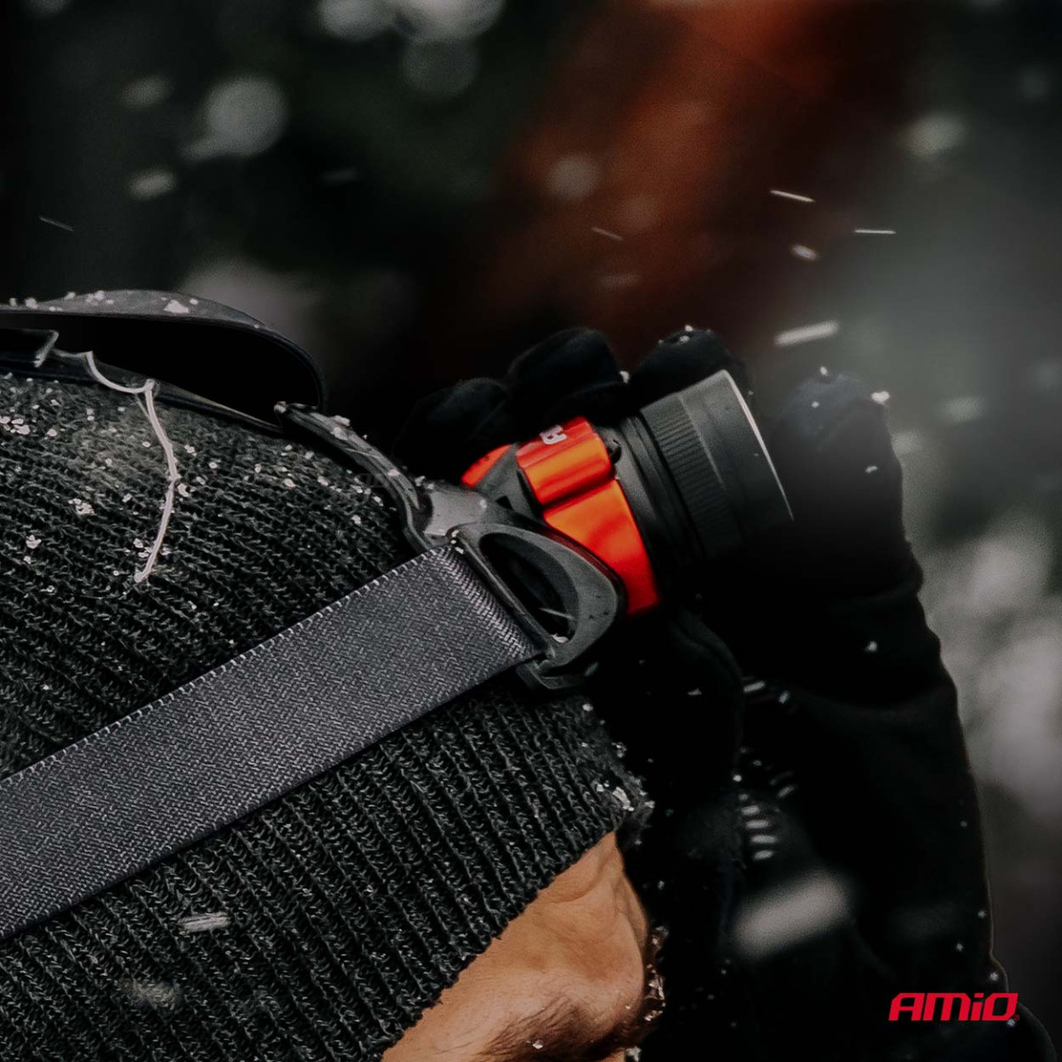 Ladattava LED-otsalamppu T6, 3600 mAh AMIO-04665