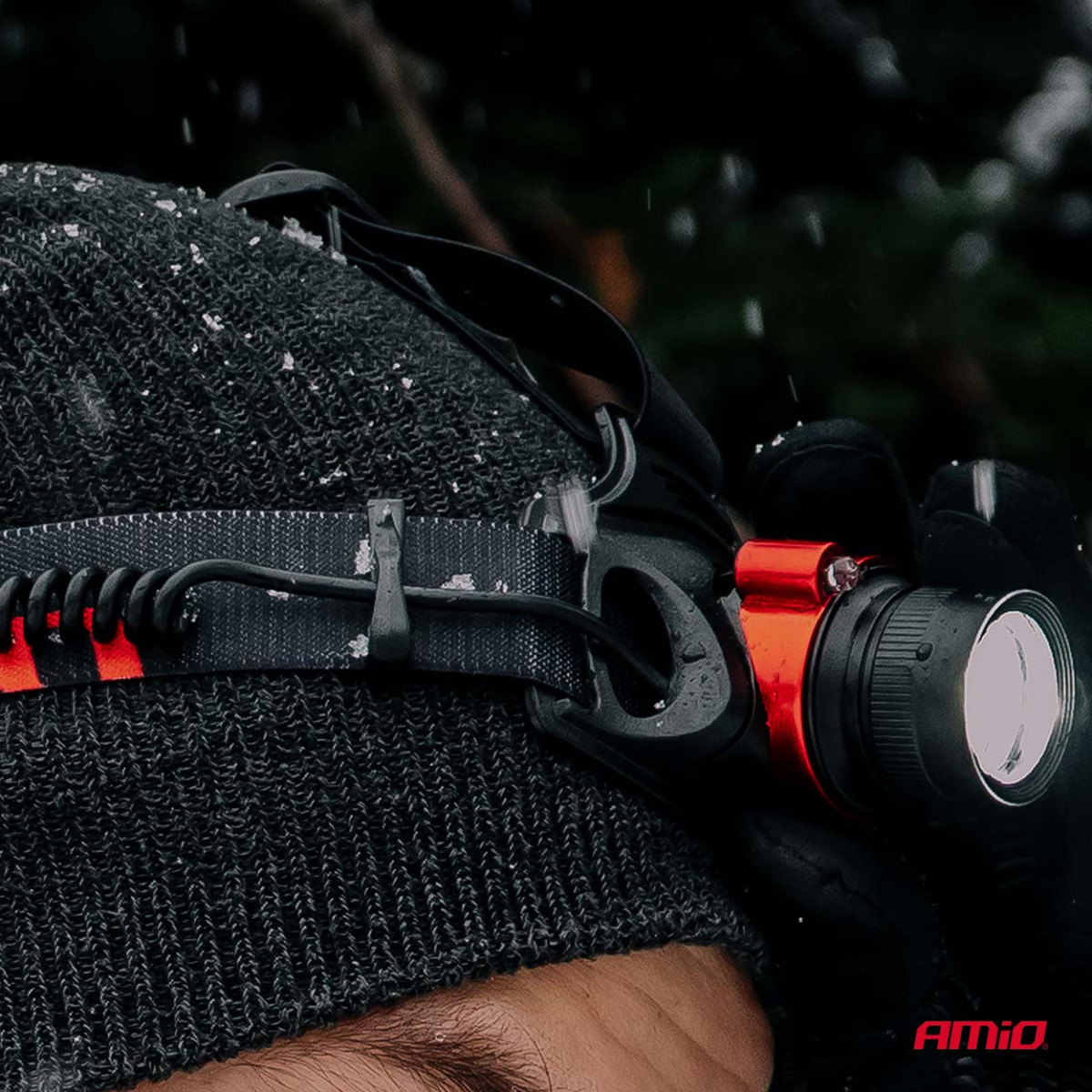 Ladattava LED-otsalamppu T6, 3600 mAh AMIO-04665