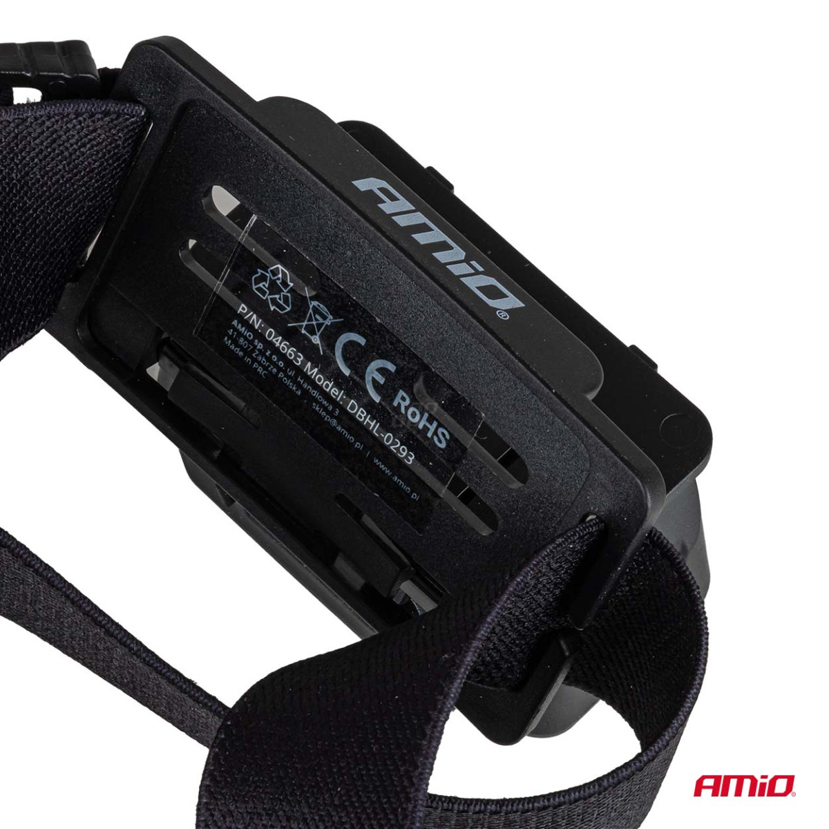 Ladattava LED-otsalamppu XPG+COB 1000mAh AMIO-04663