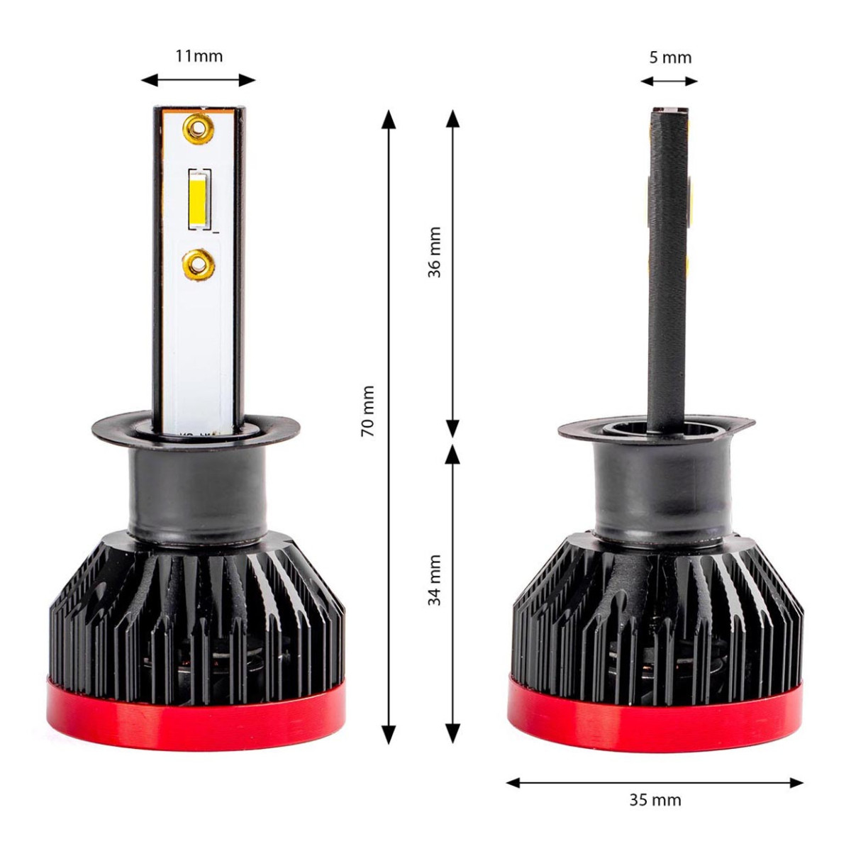 LED-ajovalojen polttimot BF-sarja H1 AMiO-02240