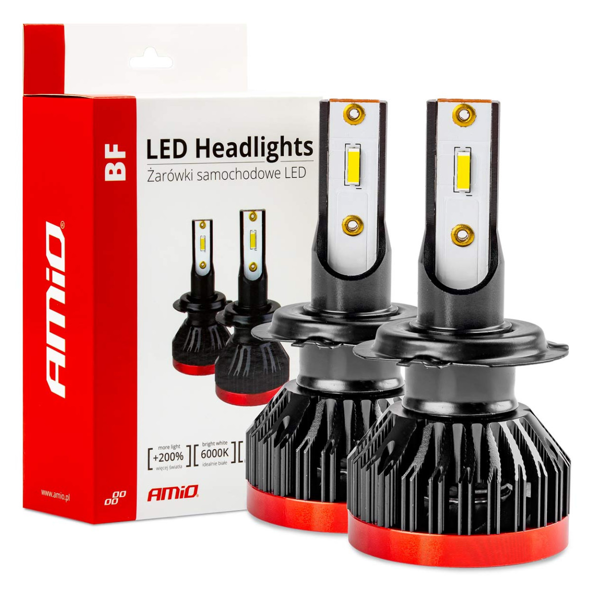 LED-ajovalon polttimot BF-sarja H7 BF AMiO-02242