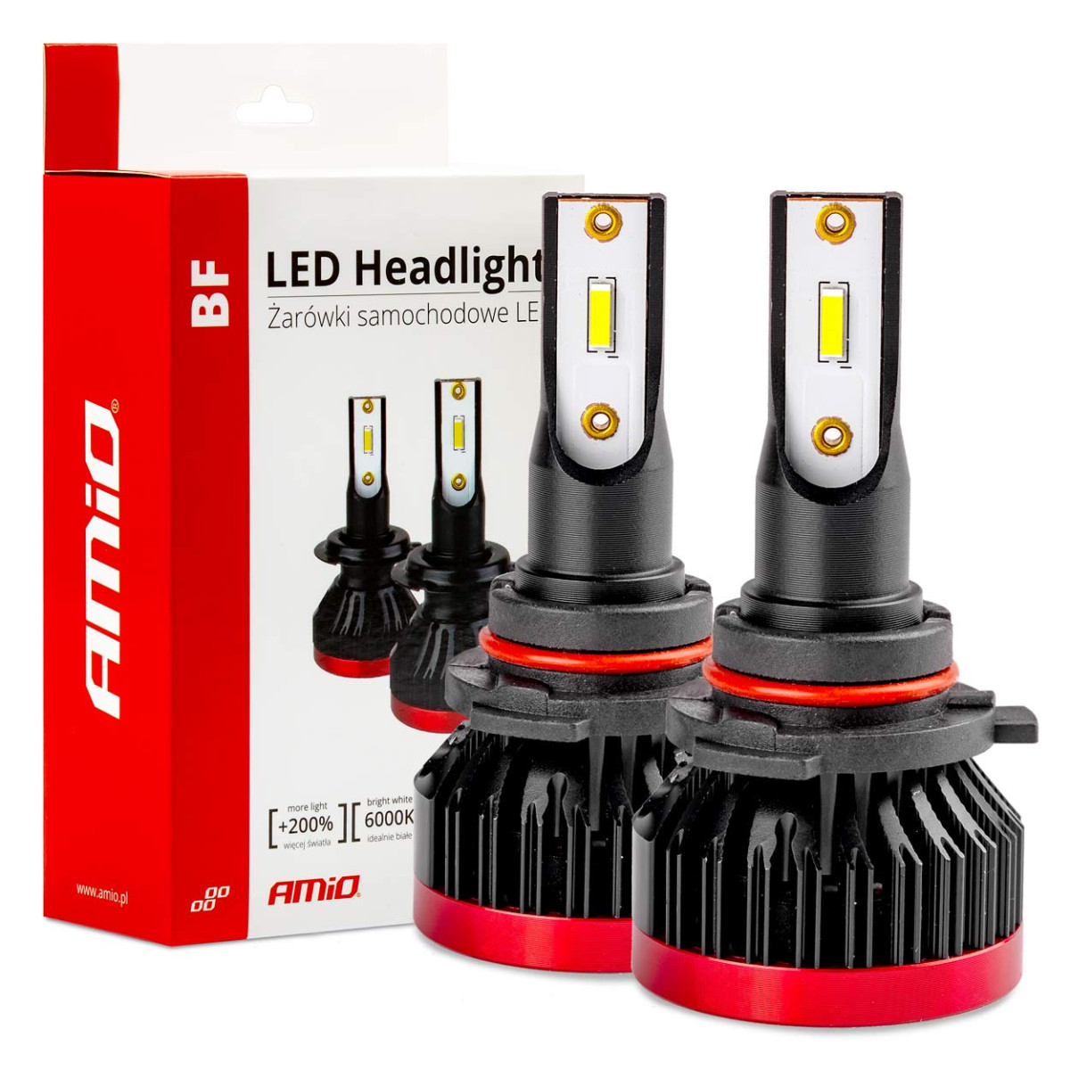 LED-ajovalojen polttimot BF-sarja HB3 9005/HIR1 9011/H10 AMiO-02246